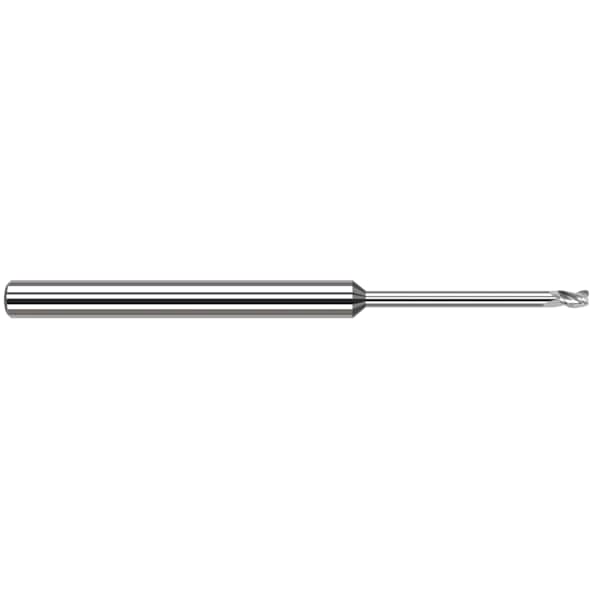 End Mill for Aluminum Alloys - Corner Radius, 0.0930" (3/32)
